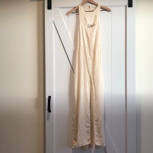 Acacia Off White Silk Maxi